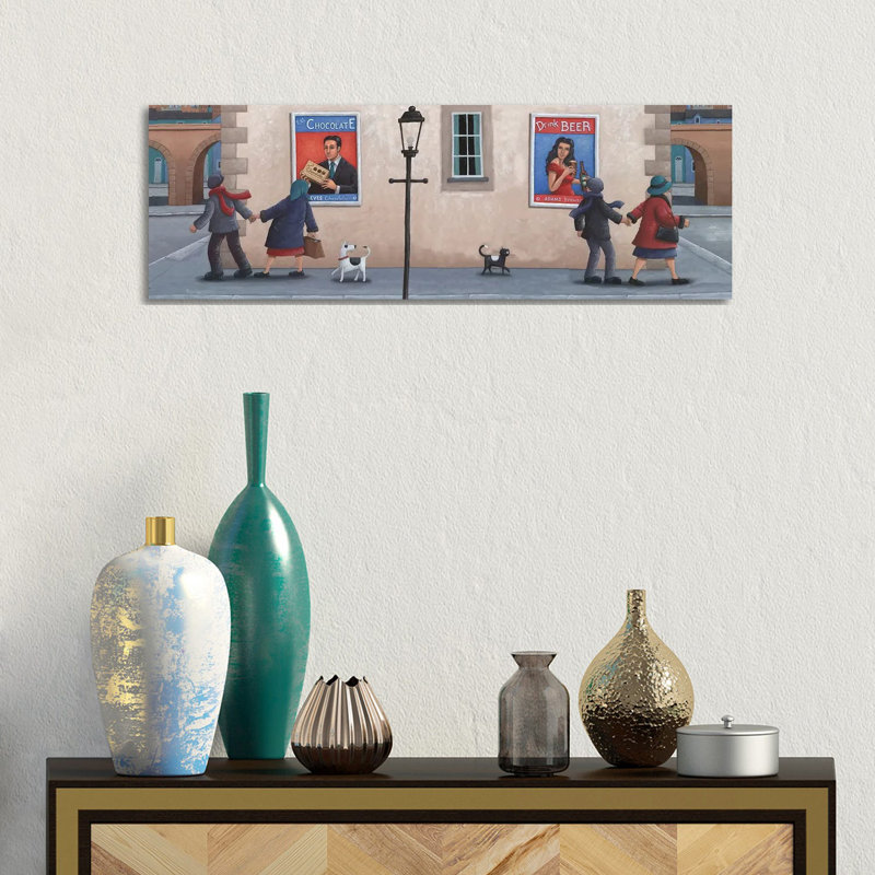 Temptations by Peter Adderley - Wrapped Canvas Panoramic Gallery-Wrapped Canvas Giclée, 30.48 cm H x 91.44 cm W x 1.91 cm D