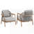 Taupe Cushion/Teak Frame sélectionné