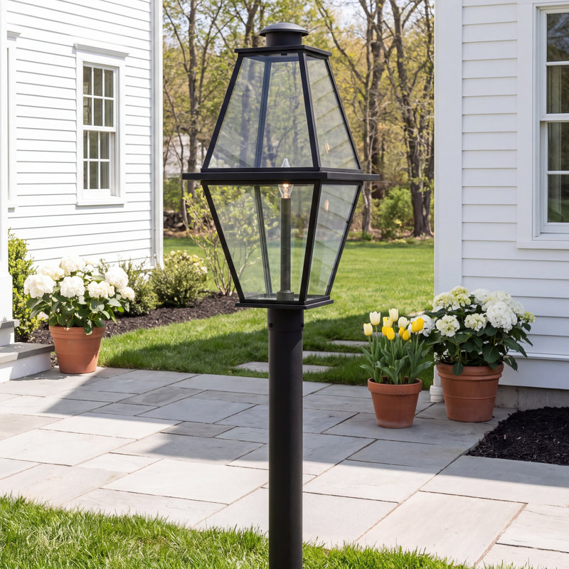 Asuka Transparent Lantern Head, Textured Black