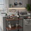 Tabletop Wine Glass Rack Black