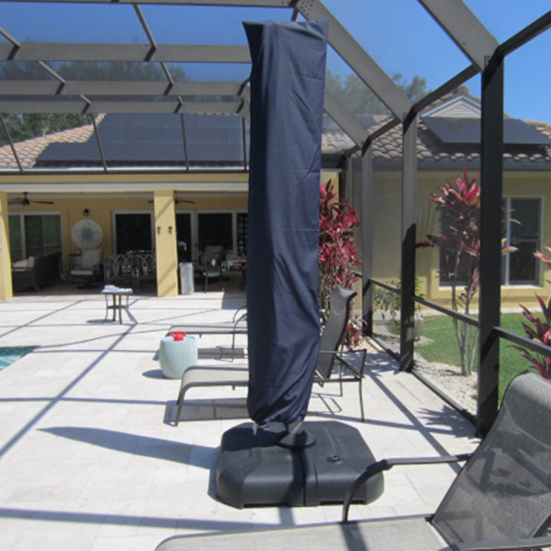 3.6m Square Cantilever Parasol, Navy