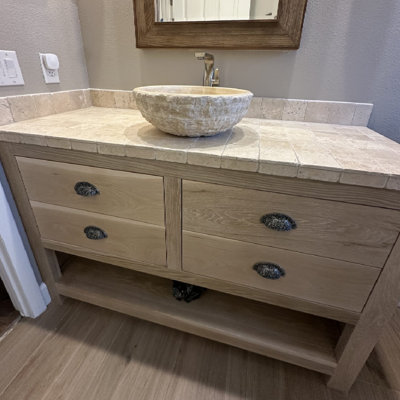 Single Sink Bathroom Vanity - 1037-1