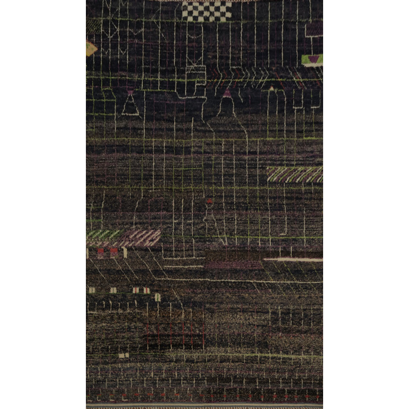 Tapis marocain moderne exquis Intricate