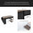 47" Computer Desk With Power Outlet,Writing Desk With 7 Fabric Drawers,Vanity Table Drawers And Large Side Pocket-942265841