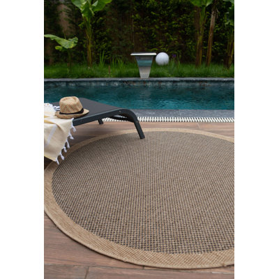 Nature Collection Chequered Indoor / Outdoor Area Rug