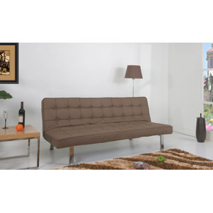 Vegas 71.26" Wide Square-Tufted Convertible Sofa Bed