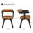 Faux Leather Swivel Home Office Desk Chair-1954519506-1954519504