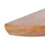 Canvey Half Moon Solid Wood Floating Table Shelf-815852506