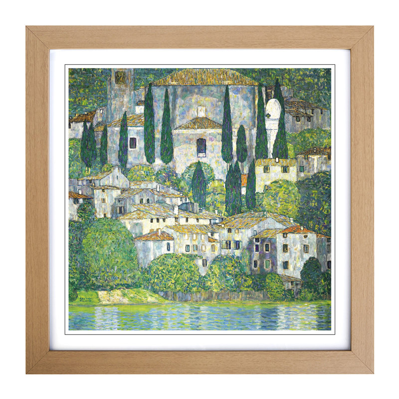 Gustav Klimt - Single Picture Frame Painting, Oak
