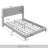 Glam Wingback Platform Bed-15261867-15261865