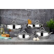 Brand New Induction Cookware Sets - 8 Piece Non-stick Pots and Pans Set  Detachable Handle, Black for Sale in Union City, CA - OfferUp