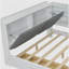 Lit plateforme double en bois avec tête de lit, tablettes et 2 tiroirs-121110612
