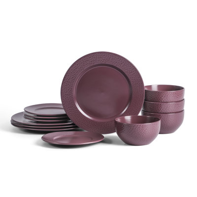 Stone Lain Topaz 12-Piece Dinnerware Set Stoneware