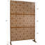 Écran d'intimité autoportant 76 po H48 po - Métal pour le jardin. Design élégant.-122460659