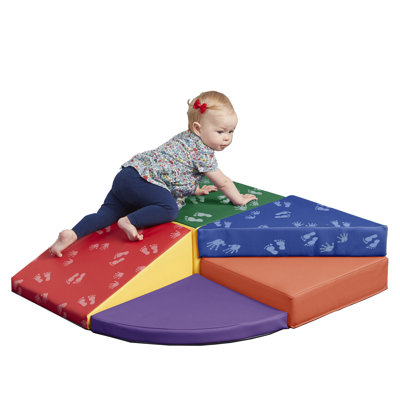  ECR4Kids SoftZone Junior Tiny Twisting Climber, Beginner Playset, 5-Piece