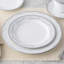 Assiettes plates Noritake Satin Flourish, 10 1/2 po