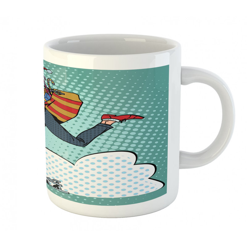 Grande tasse à café éléphants