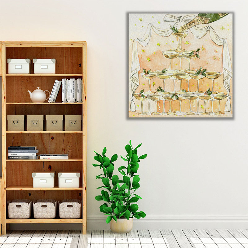 Christmas Countdown II - reproduction d'art sur toile, H 16 po x l 16 po