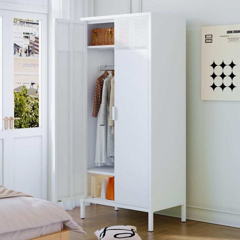 Andelin  71" Steel Wardrobe