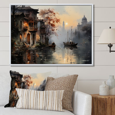 Canal Mystical Journey, atténué sur toile