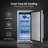 15 in. Built-In Beverage Refrigerator, 84-Can Undercounter Drink Cooler with Frost-Free Fan Cooling, 26.6°F–50°F Temperature Range, Stainless Steel Door, Front Vent, Lock and 3 Removable Shelves