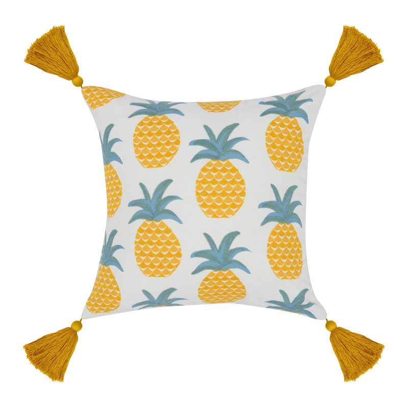 Sonoma Tassels Outdoor Reversible Throw Pillow