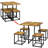 4 - Person Trestle Dining Set-1916971044-1916971043