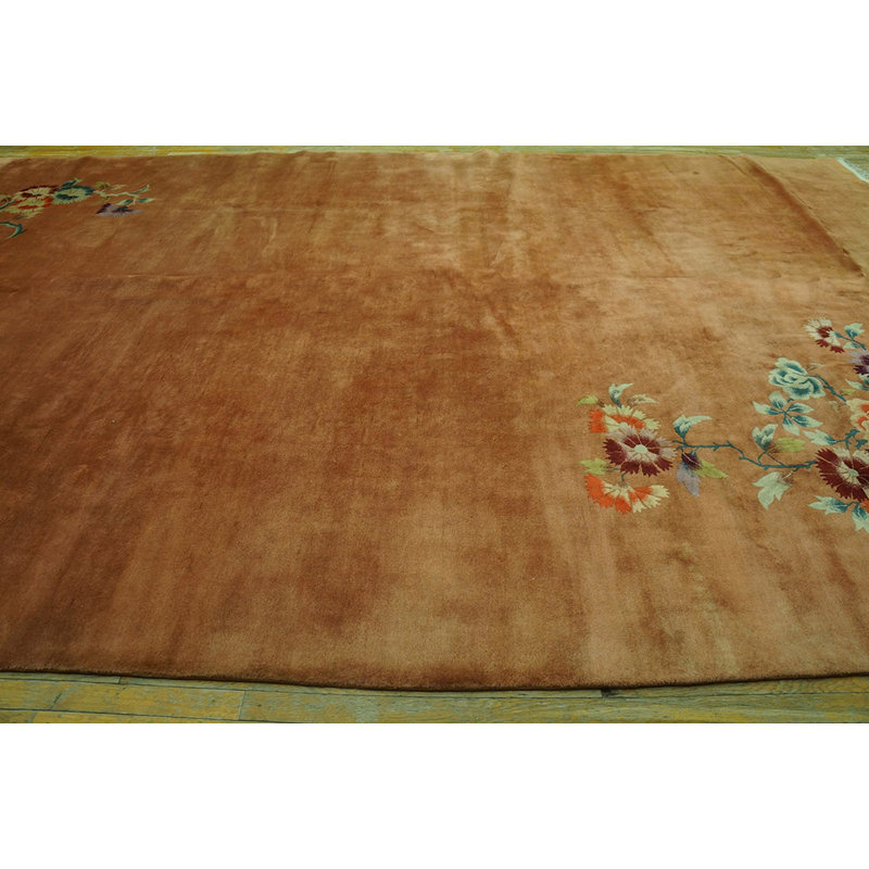 Tapis antique en laine Art Deco