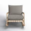 Aiken Teak Outdoor Rocker Chair-77761056