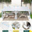 Pergola extérieure à lames orientables de 3,65 m x 6,10 m avec toit ajustable et drainage dissimulé – Gazebo rigide en aluminium antirouille pour patio, cour arrière, terrasse et jardin-96063593-127316493