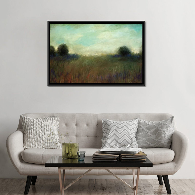 «Écoute du vent soufflé» par Wani Pasion, impression sur toile, H 18 po x l 26 po x P 1,5 po, Toile avec cadre noir