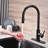 Maiguoone Single Handle Pull-Down Sprayer Kitchen Faucet with 360° Swivel Spout