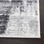 Tapis gris / noir à motif abstrait Zaid-1423133459