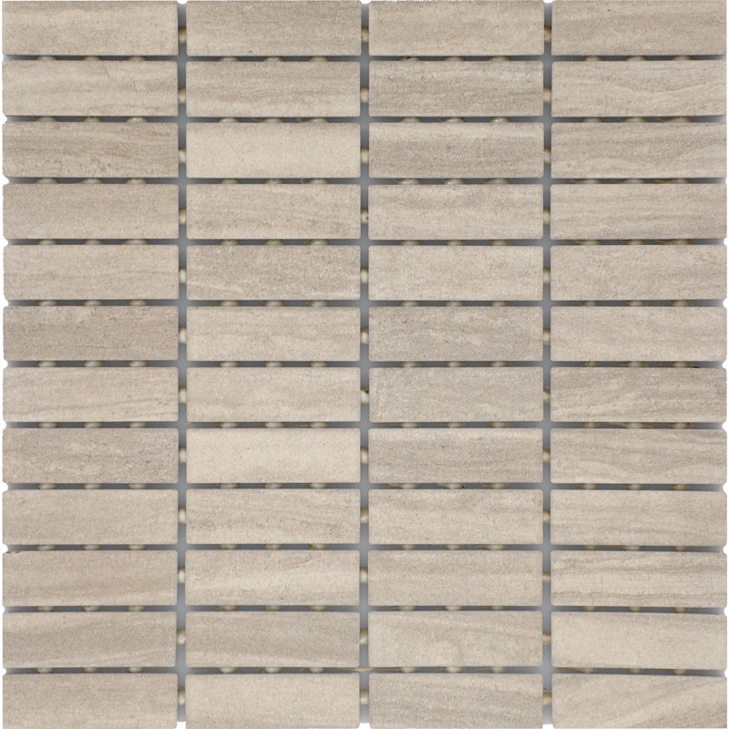Carreau de mosaïque à joint droit en céramique émaillée 1 x 3 Daltile Articulo (10 pièces par carton) (10,00 pieds carrés par carton)