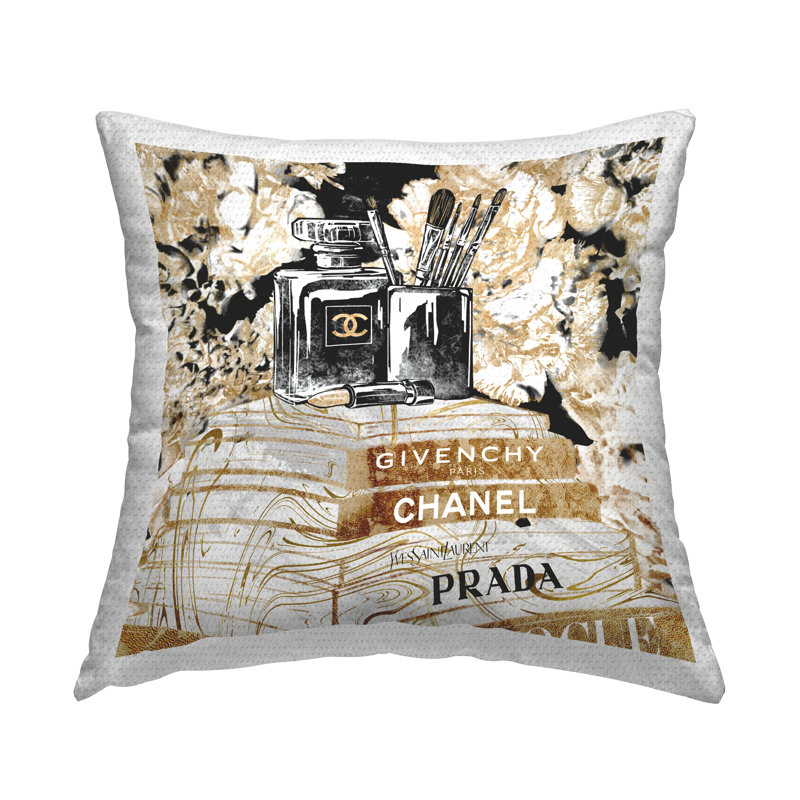 Coussin d'extérieur imprimé Stupell Industries Glam Designer