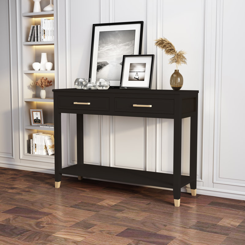 Ossian 105cm Console Table, Black