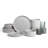 Service de table en grès borosilicaté 16 pièces Stone Lain Haven-109585766