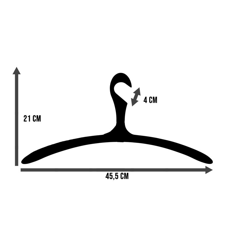 Manufactured Wood Standard Hanger, White