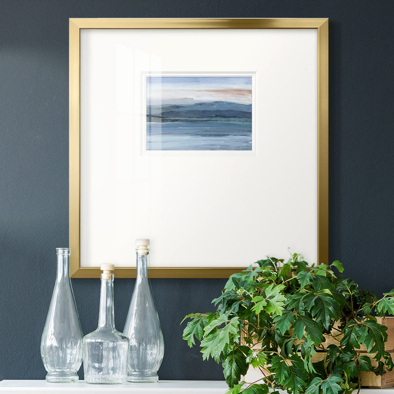 Across The Lakepremium, reproduction encadrée, H 17 po x l 17 po x P 1,25 po