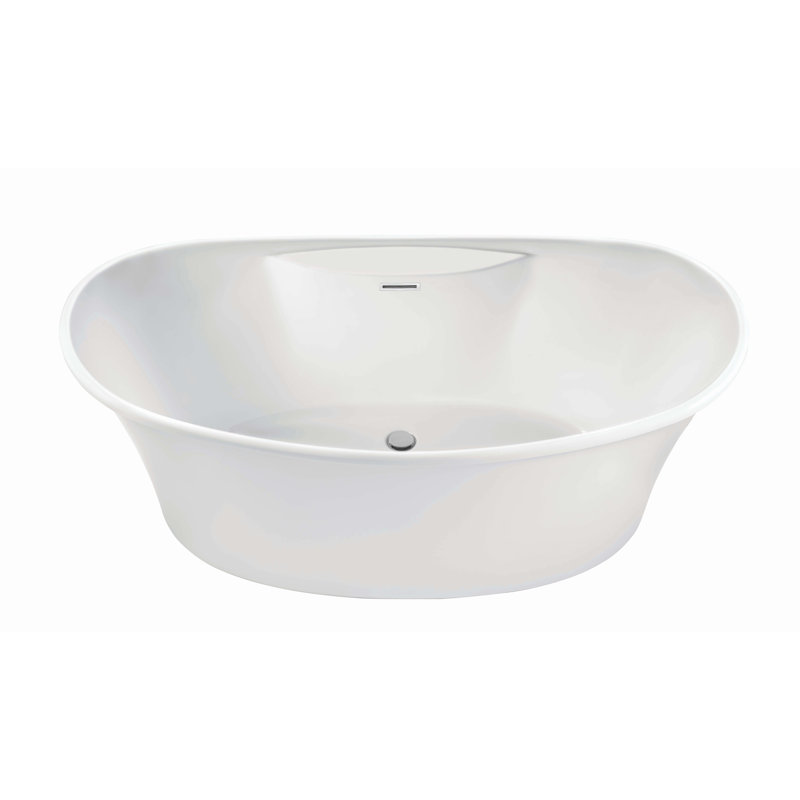 MTI Solutions Freestanding Soaker Tub - Matte