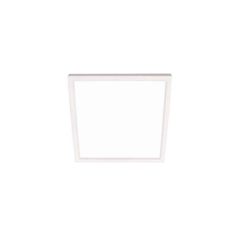 Lenwood Acrylic LED Flush Mount, 0.75"H x 4.4"W x 4.4"D, White