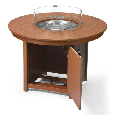 Round 47" Dining Fire Pit Table