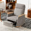 Chaise berçante d'appoint avec repose-pieds