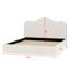 Base de lit tapissier luxueuse