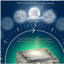 Lampe solaire sur pied Outsunny