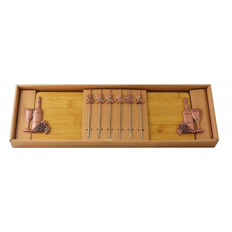 Fleur De Lis Living Merry Bamboo Platter