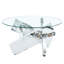 Table basse ronde en verre