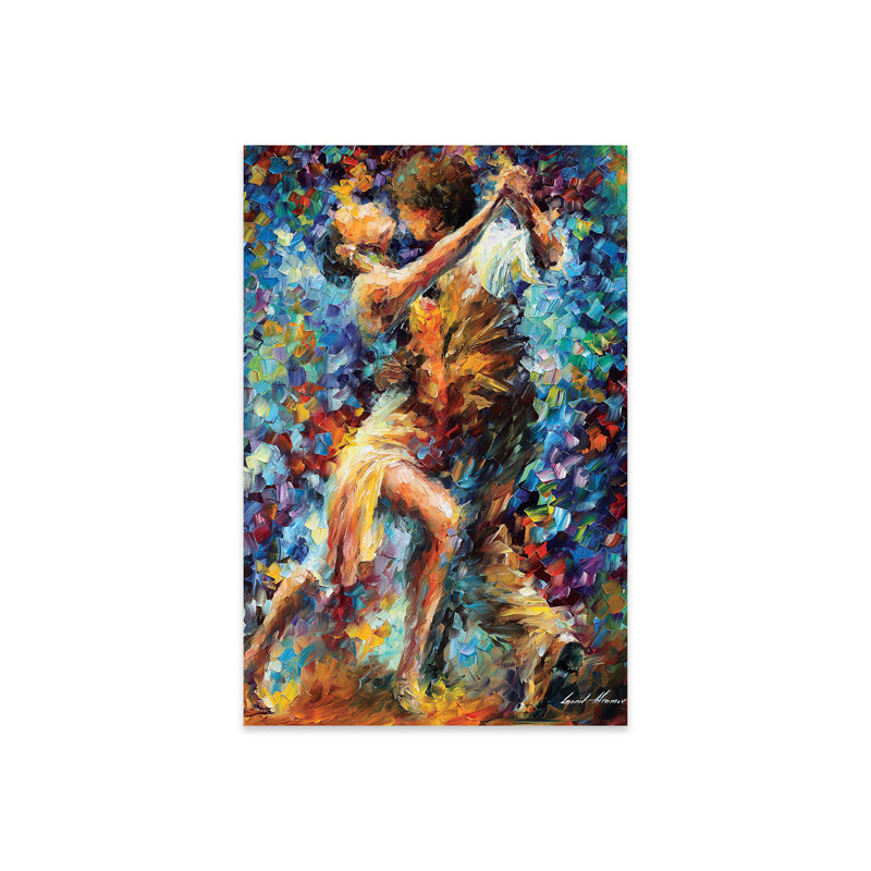 Lutte interne contre la luxure sur plastique / acrylique par Leonid Afremov, peinture