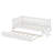 Platform Bed With Guardrail And Trundle-1595117863