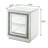 Lisle Mirrored Glass Top End Table